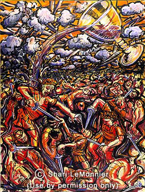 Cup of Wrath, Christian Fine Art by Shari LeMonnier.