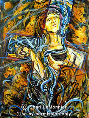 Cup Overflowing, Christian Fine Art by Shari LeMonnier.