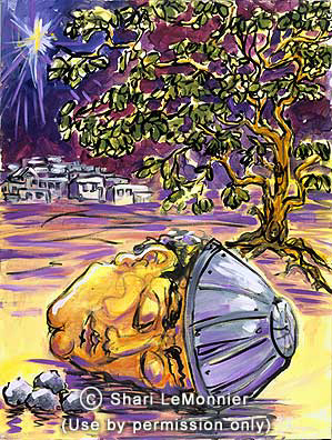 Head of Goliath, Christian Fine Art by Shari LeMonnier.